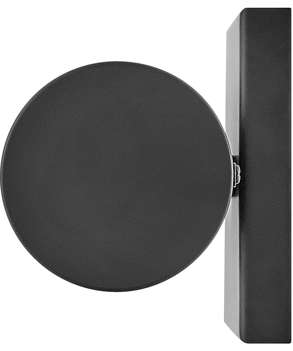 Zevi LED-Light Large LED Vanity in Black with Chrome accents