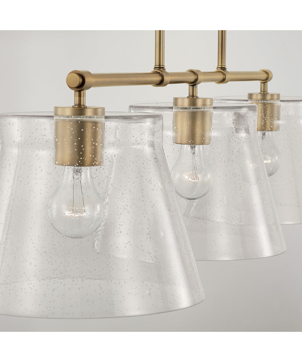 Baker 3-Light Island Aged Brass