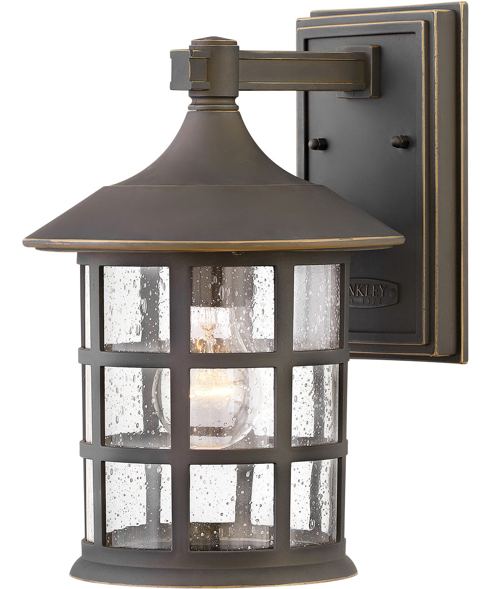Freeport Coastal Elements 1-Light Medium Outdoor Wall Mount Lantern in Oil Rubbed Bronze