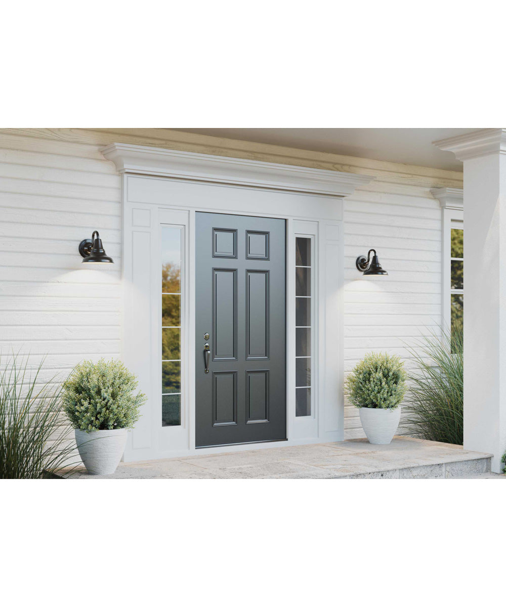 District LED Medium Wall Lantern Antique Bronze