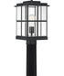 Mulligan Medium 1-light Outdoor Post Light Matte Black