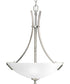Wisten 3-Light Foyer Pendant Brushed Nickel