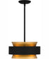 Quoizel Pendant Large 3-light Pendant Earth Black