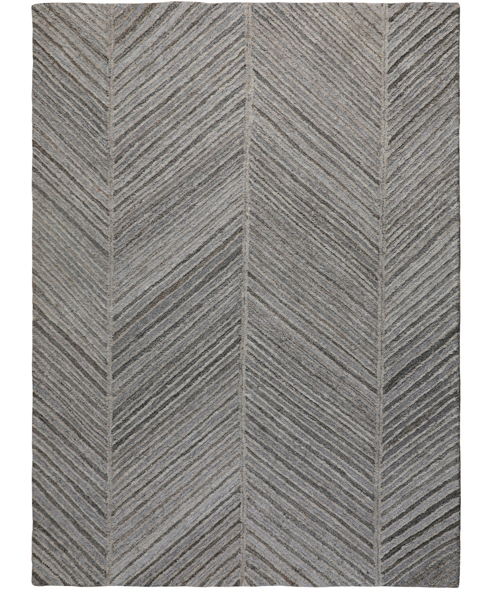 5'x'7' Leaford Medium Rug Taupe/Brown/Gray