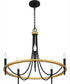 Legare 5-light Chandelier Matte Black
