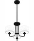 Quoizel Pendant Large 3-light Pendant Matte Black