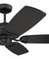 56" Supreme Air Plus Ceiling Fan Flat Black