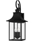 Chancellor Extra Large 4-light Outdoor Wall Light Mystic Black