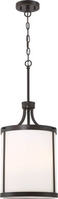 12"W Denver 3-Light Pendant Mahogany Bronze