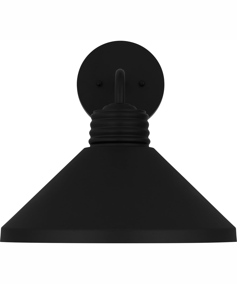 Rencher Large 1-light Outdoor Wall Light  Coastal Armour Aluminum Matte Black