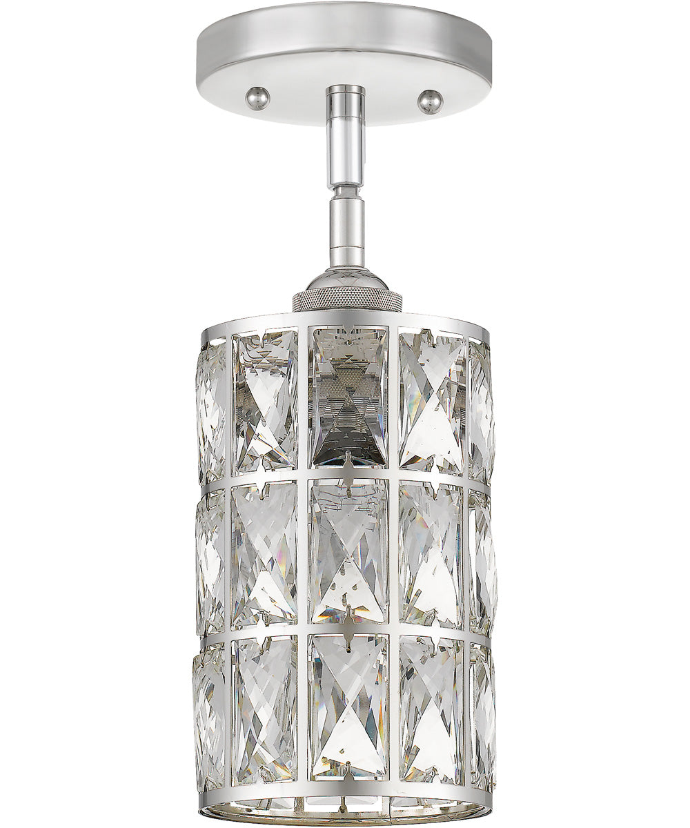 Oliver Small 1-light Mini Pendant Polished Nickel