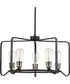 Foster 5-Light Farmhouse Chandelier Light Gilded Iron