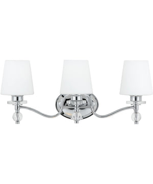 Hollister Large 3-light Bath Light Polished Chrome