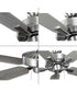 AirPro 52 in. 5-Blade ENRGY STAR Rated Transitional Ceiling Fan Brushed Nickel