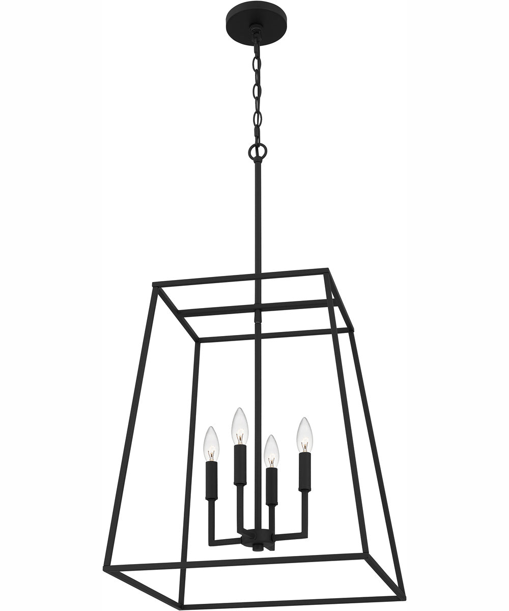 Prescott Large 4-light Pendant Matte Black