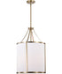 Easton 3-Light Pendant Burnished Brass