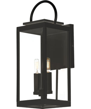 Nassau VX 1-Light Large Outdoor Wall Lantern Black