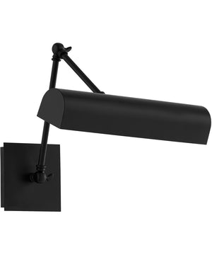 2-light Wall Mount Light Fixture Matte Black