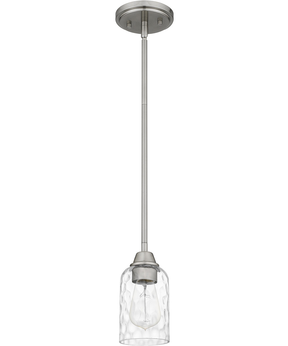 Acacia Small 1-light Mini Pendant Brushed Nickel