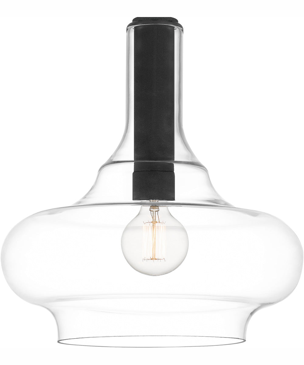 Quoizel Pendant 1-light Pendant Mottled Black