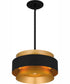 Quoizel Pendant Large 3-light Pendant Earth Black