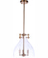 Chardonnay 3-Light Pendant Satin Brass