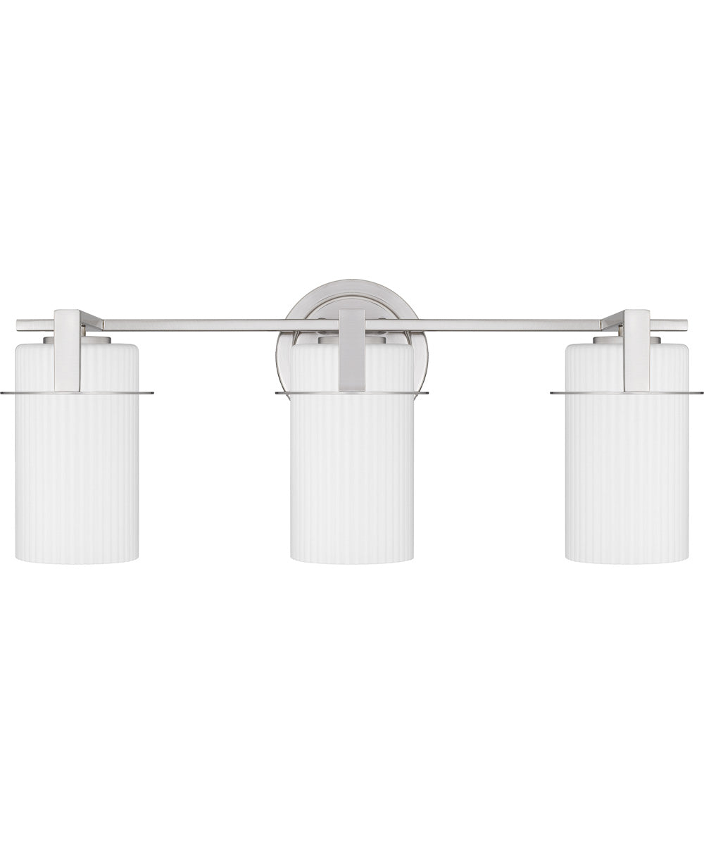 Seymour Large 3-light Bath Light Brushed Nickel