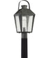Carriage Large 1-light Outdoor Post Light Mottled Black
