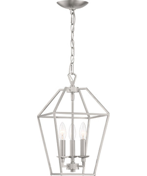 Aviary 3-light Pendant Brushed Nickel