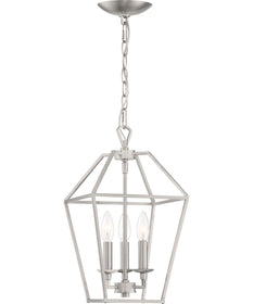 Aviary 3-light Pendant Brushed Nickel