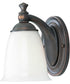 Victorian 1-Light White Opal Glass Farmhouse Bath Vanity Light Venetian Bronze