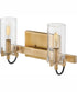 Ryden 2-Light Two Light Vanity in Heritage Brass