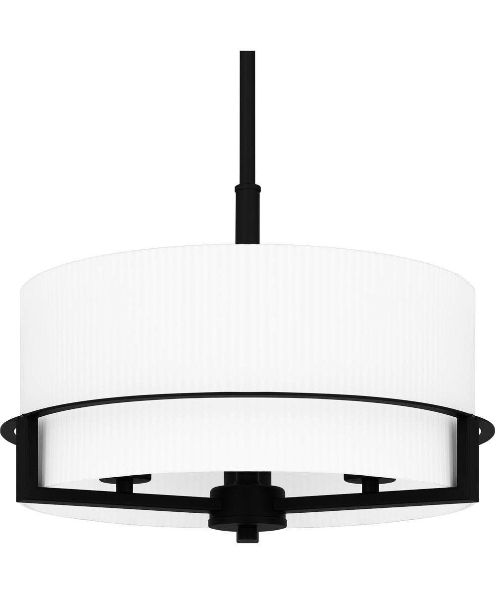 Seymour Large 3-light Pendant Matte Black