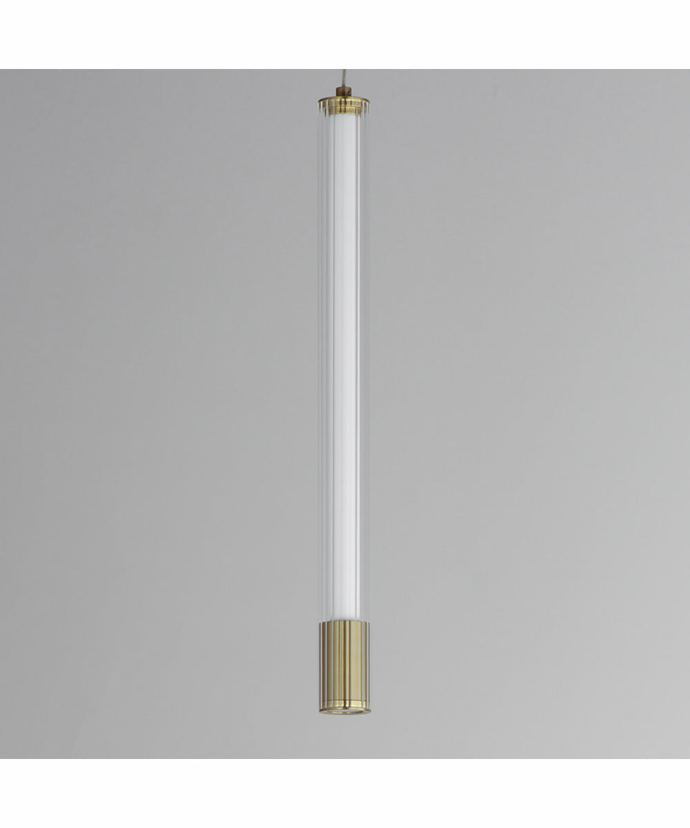 Cortex 18 inch LED Pendant Natural Aged Brass