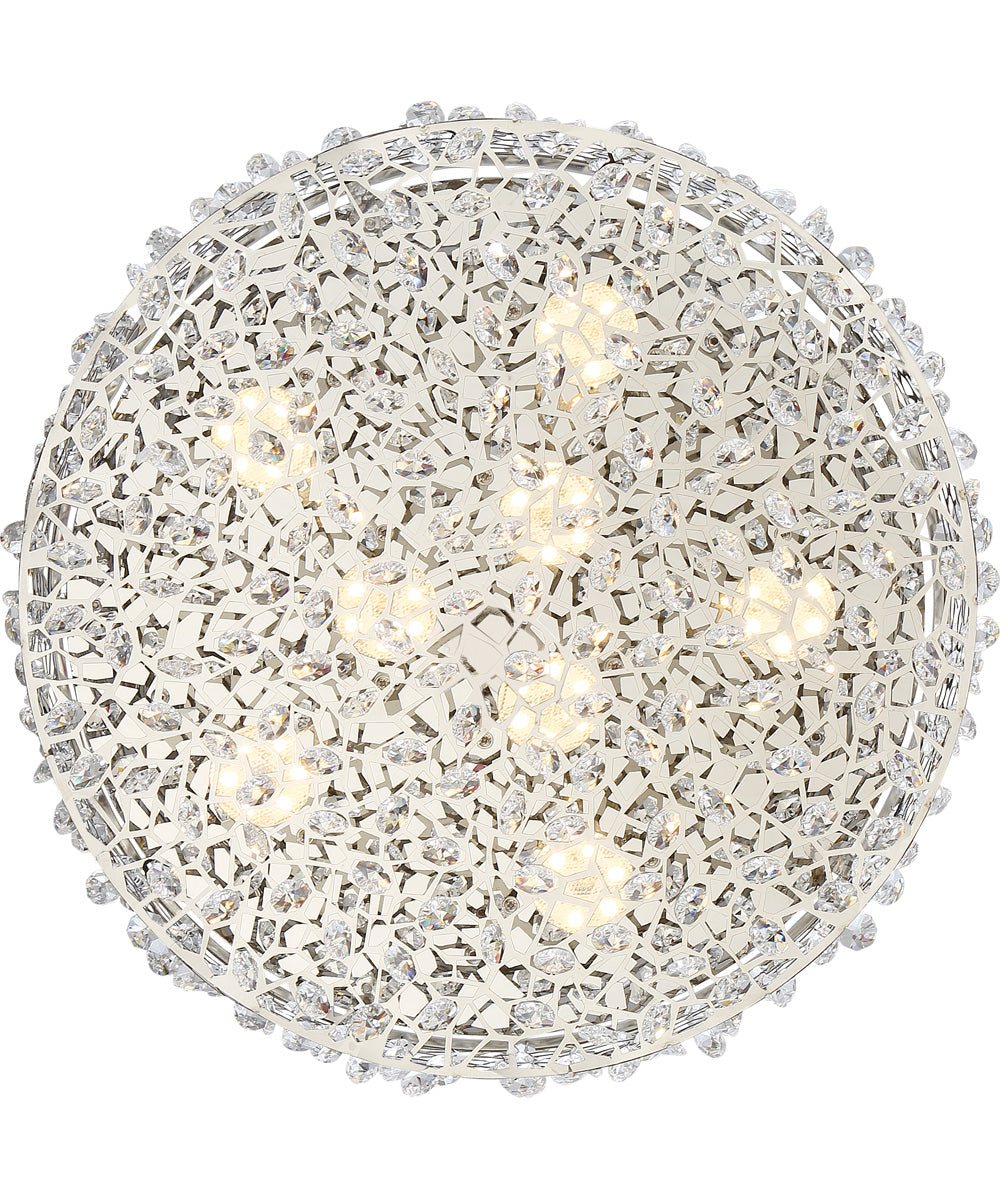 Starlet Medium Flush Mount Polished Chrome