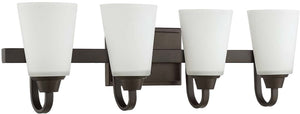 28"W Grace 4-Light Bath Vanity Light Espresso