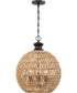 Casablanca 3-light Pendant Palladian Bronze