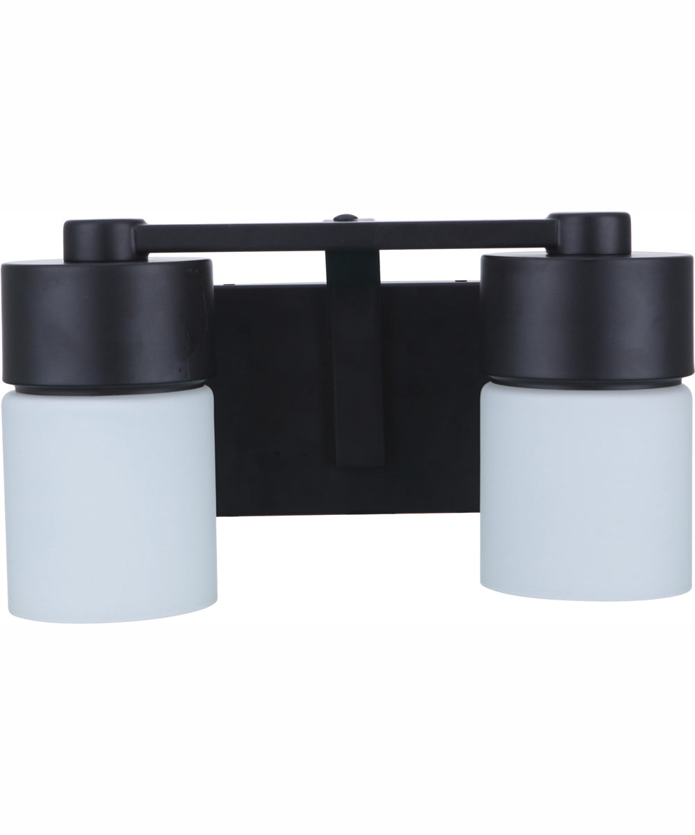 District 2-Light Vanity Flat Black