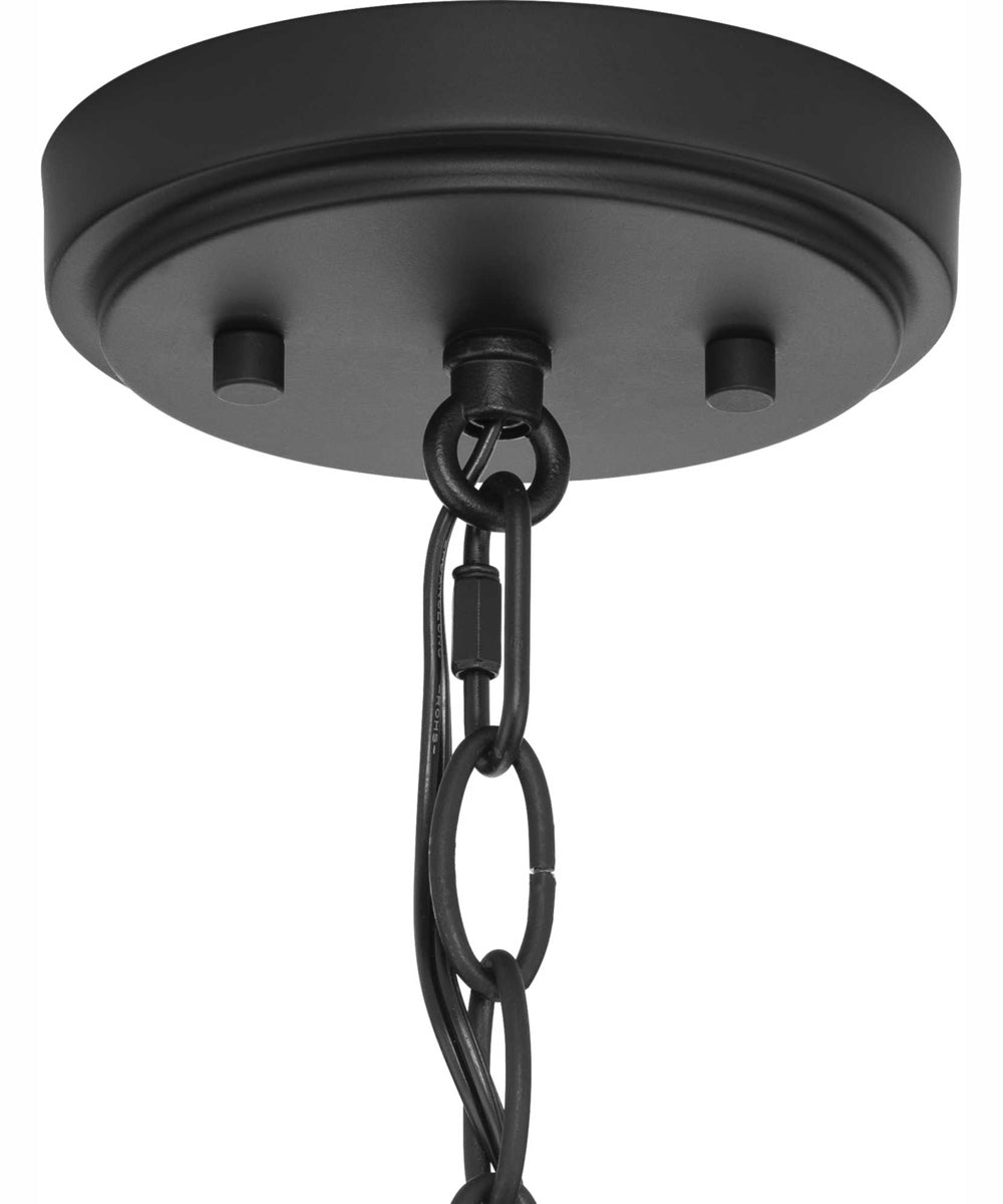 Burgess 5-Light Modern Farmhouse Hall & Foyer Light Matte Black