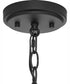 Burgess 5-Light Modern Farmhouse Hall & Foyer Light Matte Black