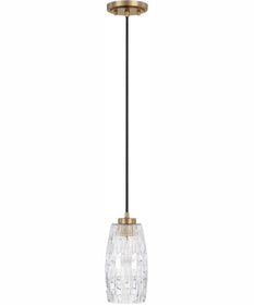 Casper 1-Light Pendant Aged Brass