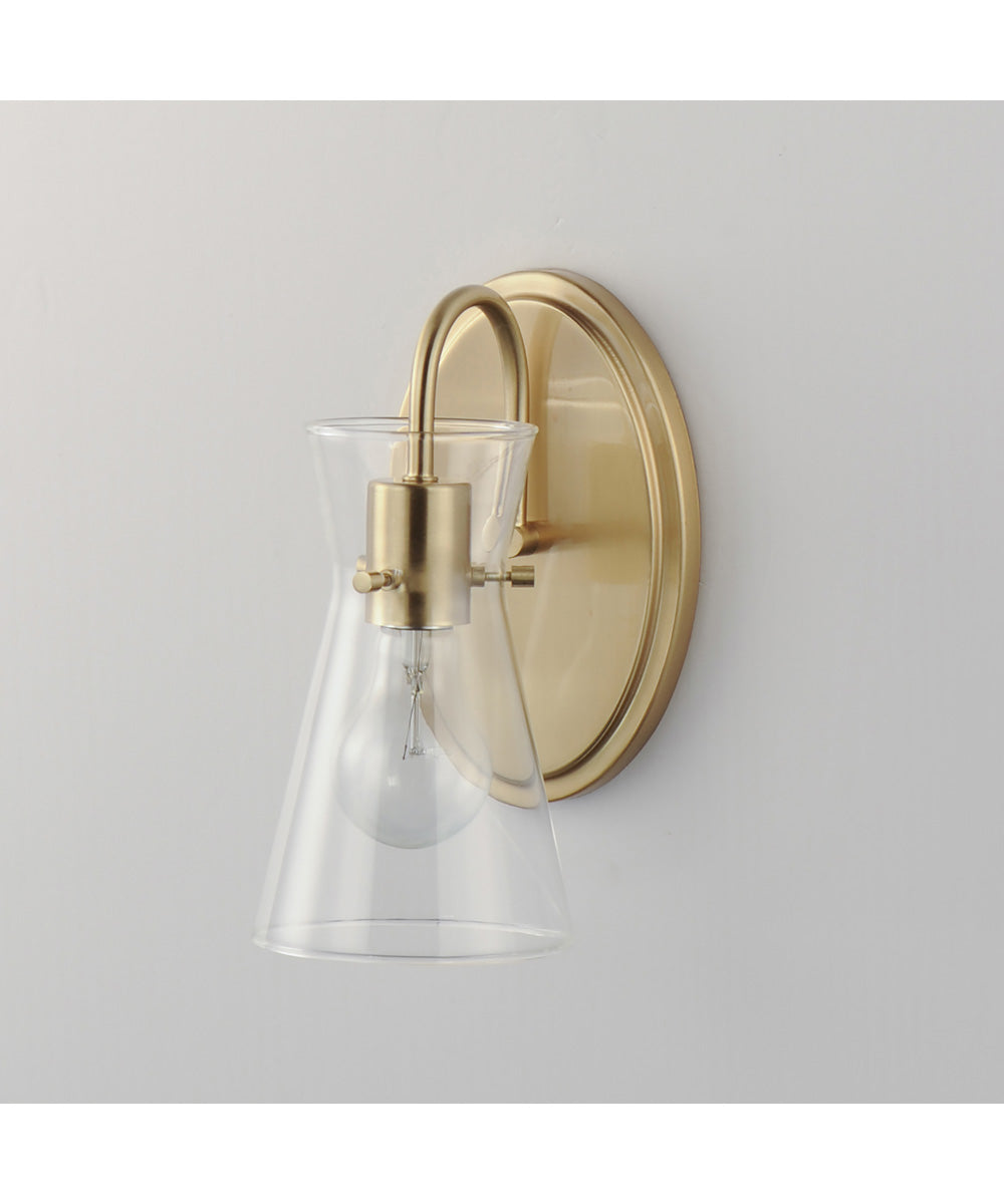 Ava 1-Light Wall Sconce Natural Aged Brass