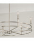 Fuller 6-Light Chandelier Brushed Nickel