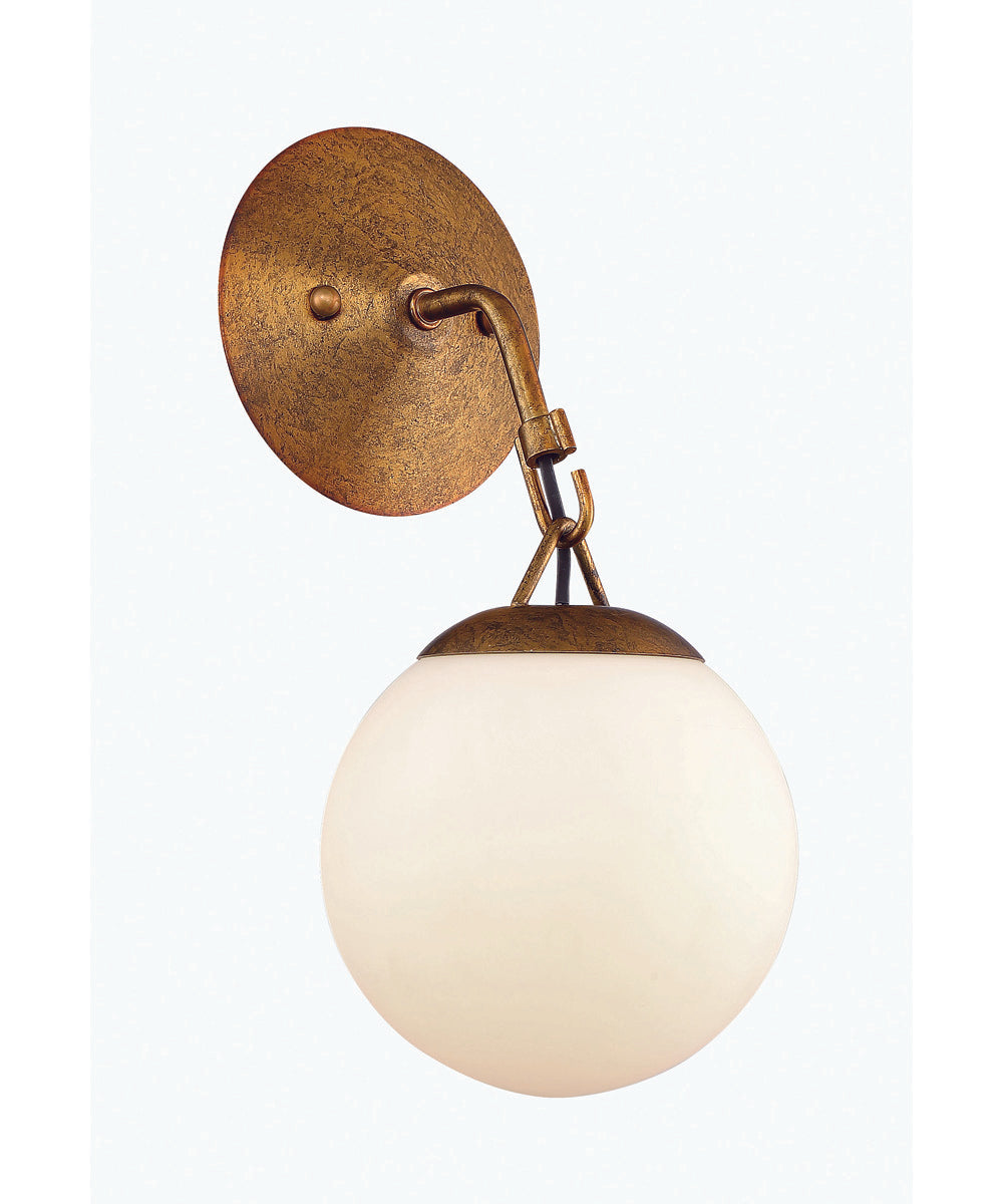 Orion 1-Light Wall Sconce Patina Aged Brass