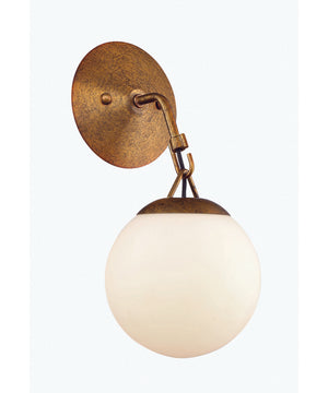 Orion 1-Light Wall Sconce Patina Aged Brass