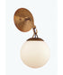 Orion 1-Light Wall Sconce Patina Aged Brass