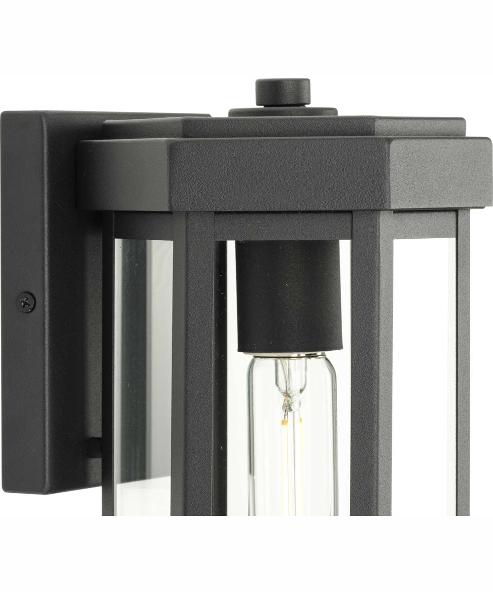 Ramsey Modern Farmhouse Outdoor Medium Wall Lantern Textured Black