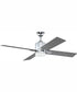 52" Teana 1-Light Ceiling Fan Chrome