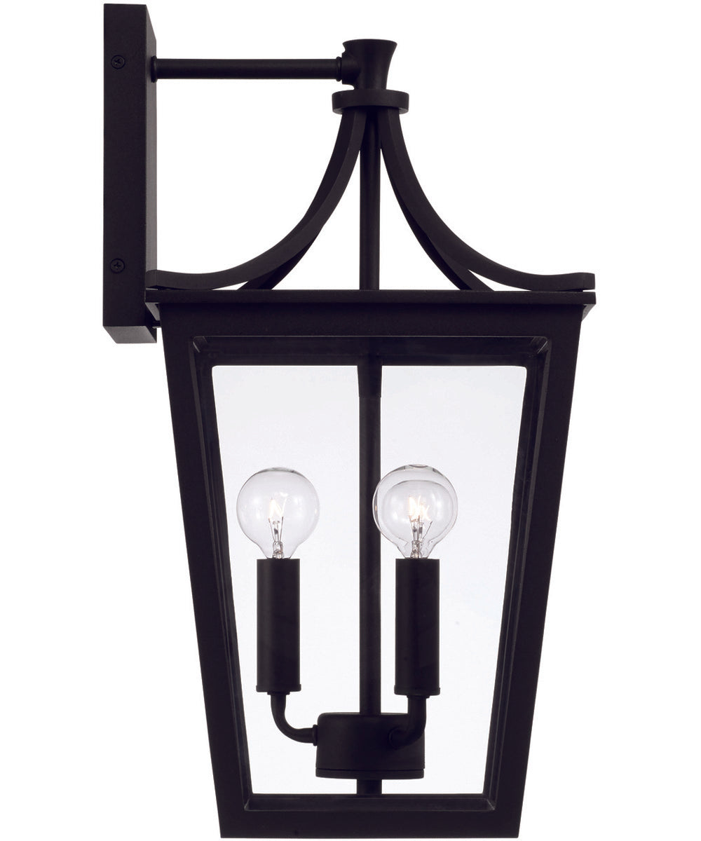 Adair 3-Light Outdoor Wall-Lantern Black