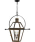 Rue De Royal 4-light Pendant Industrial Bronze